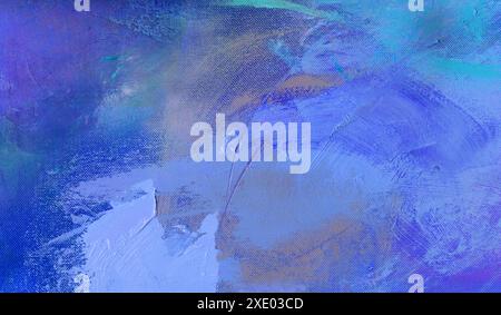 Painted background abstract, lights and colors, blue Stock Photo