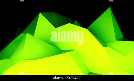 Abstract polygonal geometric surface Stock Photo
