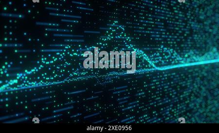 Abstract data technology Stock Photo