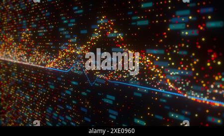 Abstract data technology Stock Photo