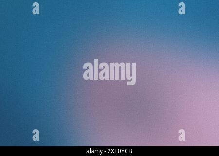 Blue and pink gradient background with a subtle grain texture, creating a soft and elegant aesthetic Stock Photo