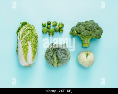 Different types of cabbage Stock Photo