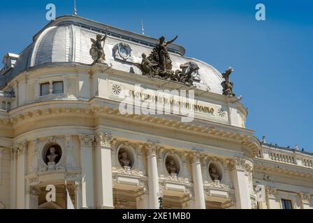 Slovak National Theatre (Slovenske Narodne Divadlo, SND). Old building. Bratislava. Slovakia. Stock Photo