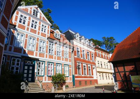 Old town in Lauenburg, Germany Stock Photo