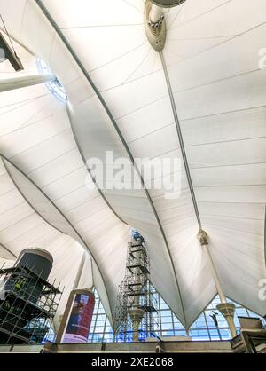 Denver colrado airport structure scenes Stock Photo