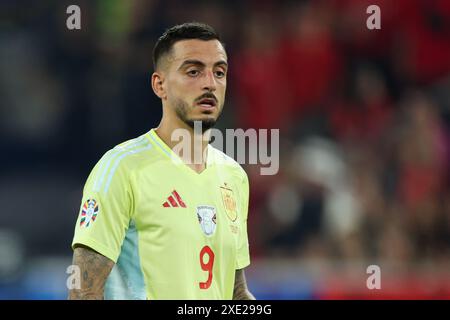 Jose Luis Mato Sanmartin of Spain seen in action during the UEFA EURO 2024 match between Albania and Spain at Signal Iduna. Final score: Albania 0:1 Spain. Stock Photo