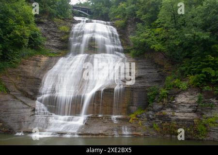 Shequaga Falls, Montour Falls, New York Stock Photo