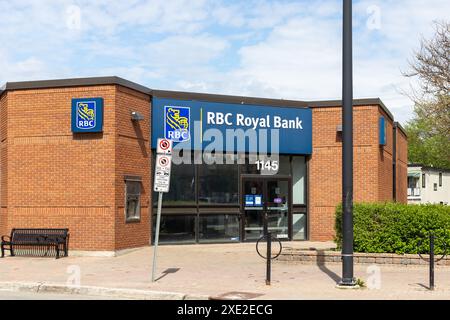 Ottawa, Canada - May 11, 2024: RBC building , Royal Bank of Canada Stock Photo