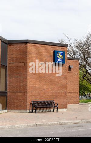 Ottawa, Canada - May 11, 2024: RBC building , Royal Bank of Canada Stock Photo