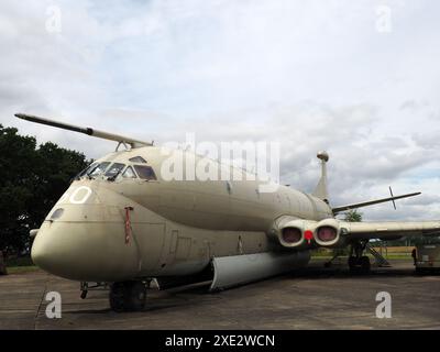 Nimrod maritime patrol aircraft used by the raf from 1960 until 2011 Stock Photo