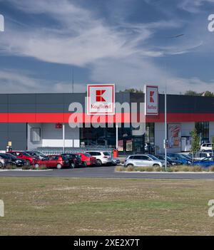 Nitra, Slovakia - October, 6, 2023 :  Kaufland supermarket. Kaufland is a German hypermarket chain, part of the Schwarz Gruppe w Stock Photo