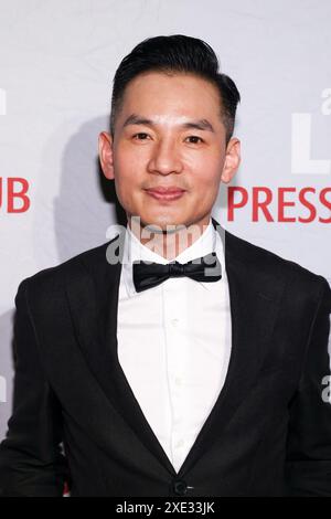 Los Angeles, California, USA. 23rd June, 2024. Jacky Zhang, President of Euro-Americas-China Investment Promoting Association (EACIPA), attending the Los Angeles Press Club's 66th Annual Southern California Journalism Awards at the Millennium Biltmore Hotel in Los Angeles, California. Credit: Sheri Determan Stock Photo