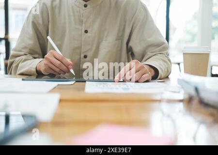 Education online learning or self study concept. Stock Photo