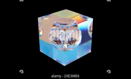 Metamorphoses of geometric shapes Stock Photo