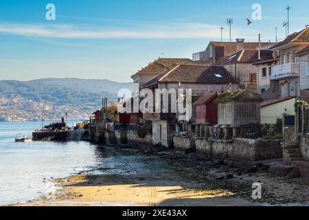 Beautiful view of combarro fishing town, pontevedra, Spain. High quality photography Stock Photo