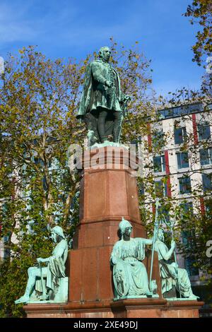 Statue of Istvan Szechenyi Bath in Budapest, Hungary Stock Photo