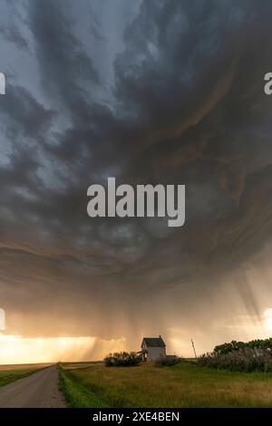 Storm Clouds Canada Stock Photo