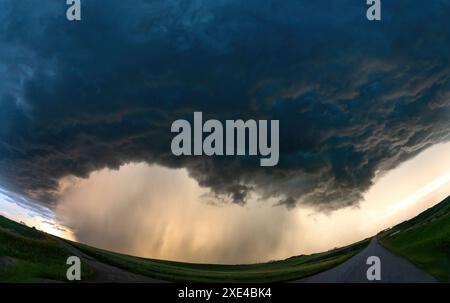 Storm Clouds Canada Stock Photo