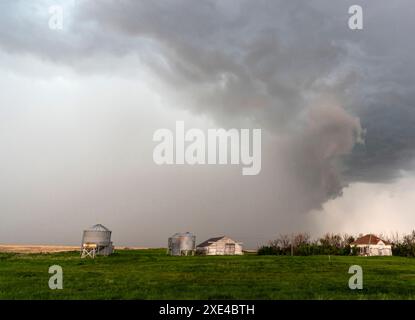 Storm Clouds Canada Stock Photo