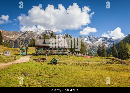 geography / travel, Austria, Duisitzkarseehuette in Schladming mountains near Rohrmoos, ADDITIONAL-RIGHTS-CLEARANCE-INFO-NOT-AVAILABLE Stock Photo