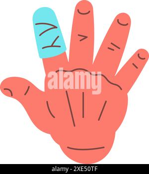 Hand pain icon cartoon vector. Medical treatment. Arthritis joint Stock ...