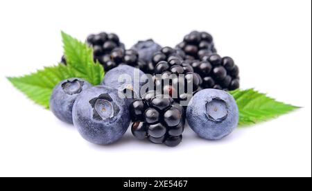 Ripe mix berries Stock Photo
