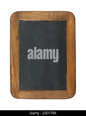 Blank slate chalkboard sign with wooden frame Stock Photo