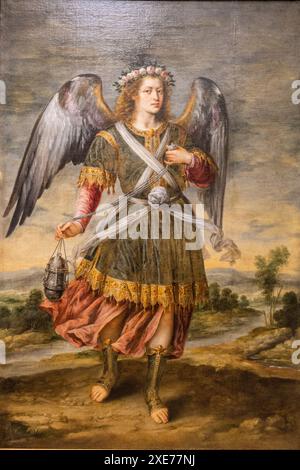 Archangel Sealtiel Stock Photo