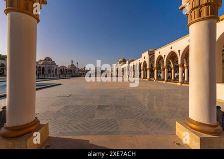 View of Arrival Piazza in Sahl Hasheesh Old Town, Sahl Hasheesh, Hurghada, Red Sea Governorate, Egypt, North Africa, Africa Copyright: FrankxFell 844- Stock Photo