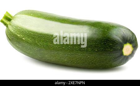 Zucchini isolated on white background cutout. Healthy food. Stock Photo