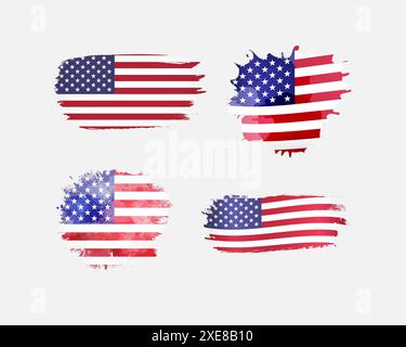 3d grunge brush stroke flag of Ghana, Template poster design Stock ...
