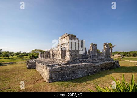 Tulum, ruins of a pre-Columbian Mayan walled city  in Quintana Roo, Mexico Stock Photo