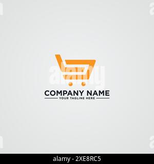 Online Shopping Logo, L letter shop logo vector Stock Vector