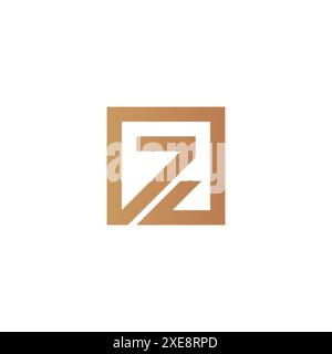 Initial based creative and minimal Z Logo. Z letter icon symbol. Stock Vector