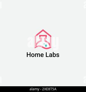 Home Labs Logo Template Design Vector Stock Vector