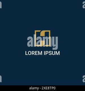Letter H logo icon design template. Abstract vector elements Stock Vector