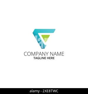 Abstract Letter V Logo. Healthcare Medical Logo Design. Flat Vector Logo Design Template Element. Stock Vector