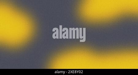 Yellow with gray gradient background with grainy texture. Stock Photo