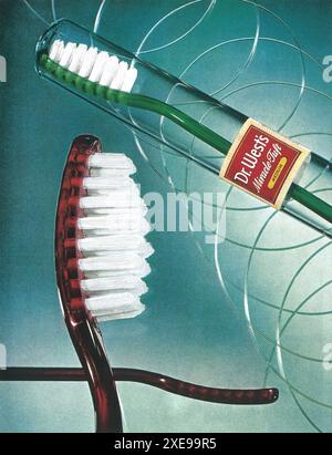 Magazine advertisement for toothpaste, 1940's Stock Photo - Alamy