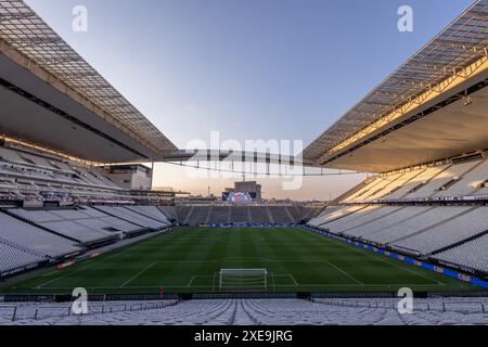 Sao Paulo, Brazil. 26th June, 2024. SP - SAO PAULO - 06/26/2024 - BRAZILIAN A 2024, CORINTHIANS x CUIABA - General view of the Arena Corinthians stadium for the match between Corinthians and Cuiaba for the Brazilian A 2024 championship. Photo: Ettore Chiereguini/AGIF (Photo by Ettore Chiereguini/AGIF/Sipa USA) Credit: Sipa USA/Alamy Live News Stock Photo