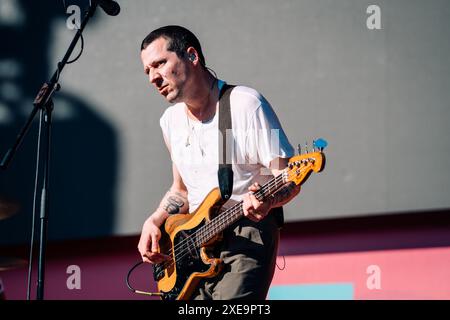 The Xcerts live in Lido di Camaiore (LU) Italia, La Prima Estate Stock Photo