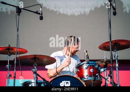 The Xcerts live in Lido di Camaiore (LU) Italia, La Prima Estate Stock Photo