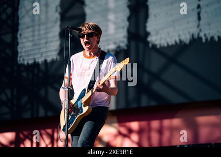 The Xcerts live in Lido di Camaiore (LU) Italia, La Prima Estate Stock Photo