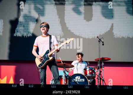 The Xcerts live in Lido di Camaiore (LU) Italia, La Prima Estate Stock Photo