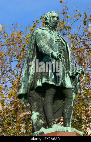 Statue of Istvan Szechenyi Bath in Budapest, Hungary Stock Photo