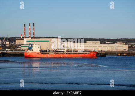 Irving Oil Terminals in Saint John, New Brunswick, Canada Stock Photo ...