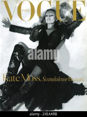 December 2005/ January 2006 Vogue Paris Cover with Kate Moss