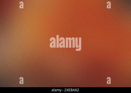 Abstract background with a grainy texture and a gradient fading from orange to black Stock Photo