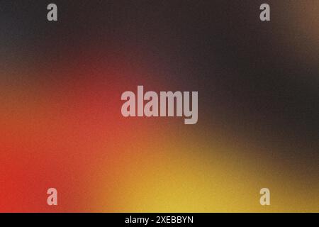 Abstract grainy gradient background blending warm and dark colors Stock Photo