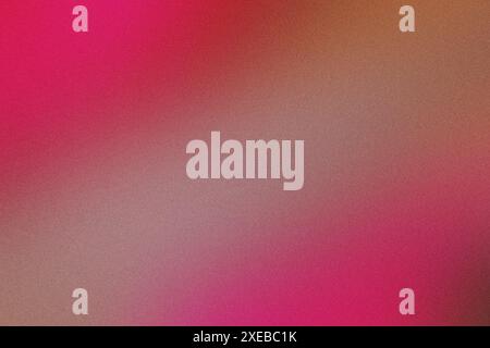 Pink and brown hues blend together in a grainy gradient background Stock Photo